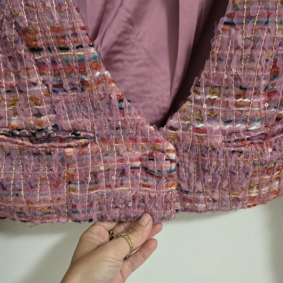 For love and lemons Dionne tweed skirt and blazer set size S - Picture 13 of 15